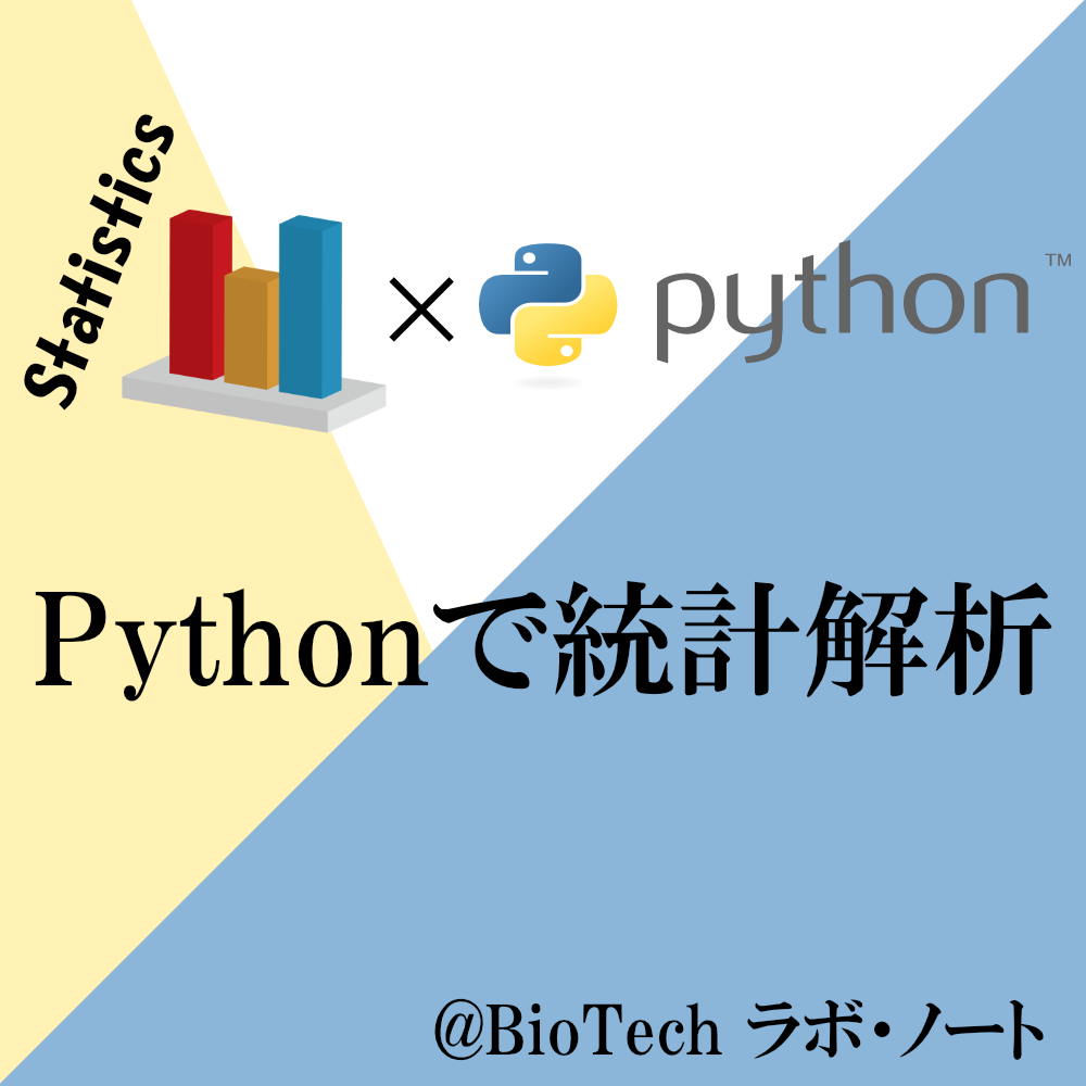 Pythonで統計解析正方形